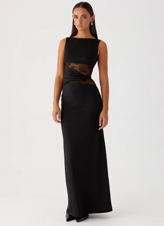 "Noire" Maxikleid